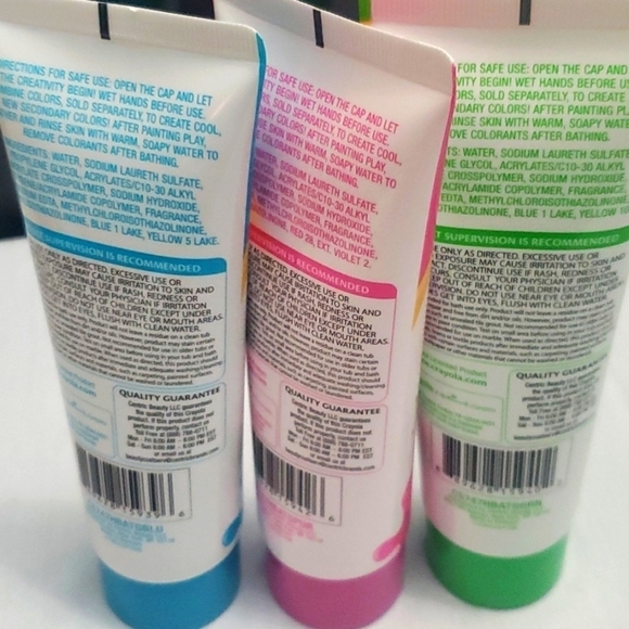 New 3pc Crayola Neon Bright Bathtub Finger Paint Soap (Set Of 3) Bath Paint - Picture 3 of 3
